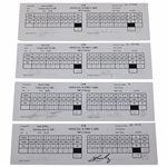 Watson, Leonard, Tway & Five (5) Others Signed 1998 MCI Classic Tournament Used Scorecards