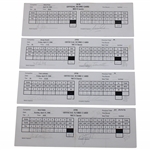 Faldo, Price, Lehman & Five (5) Others Signed 1998 MCI Classic Tournament Used Scorecards