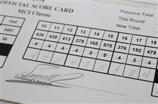 Furyk, Zoeller, Daly & Five (5) Others Signed 1998 MCI Classic Tournament Used Scorecards