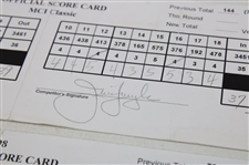 Furyk, Zoeller, Daly & Five (5) Others Signed 1998 MCI Classic Tournament Used Scorecards