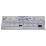 Phil Mickelson Signed 1999 The Players Championship Tournament Used Scorecard