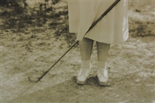 Maureen Orcutt with Club c1931 John G. Hemmer (Pinehurst, NC) Original Photo
