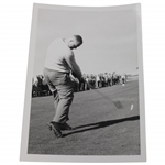 Jack Nicklaus First Drive In Professional Debut at 1961 Orange Bowl Exhibition Golf at Country Club of Miami Original Photo 