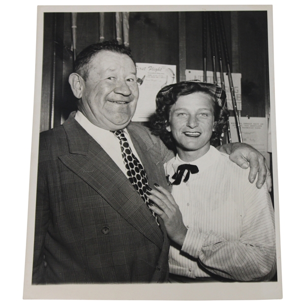 Jim Thorpe & Babe Zaharias A Meeting of Champions/Athletes of the Century 1950 Original Photo
