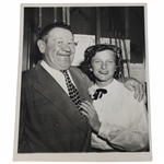 Jim Thorpe & Babe Zaharias 'A Meeting of Champions/Athletes of the Century' 1950 Original Photo