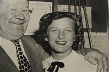 Jim Thorpe & Babe Zaharias 'A Meeting of Champions/Athletes of the Century' 1950 Original Photo