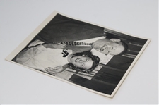 Jim Thorpe & Babe Zaharias 'A Meeting of Champions/Athletes of the Century' 1950 Original Photo