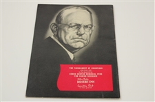 1953 Wilbur Clark's Desert Inn Tournament of Champions Official Program