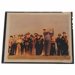 1940 Ben Hogan at North & South Pinehurst 17th Tee Fujifilm RTP Hand Tinted Transparency - First Individual PGA Win