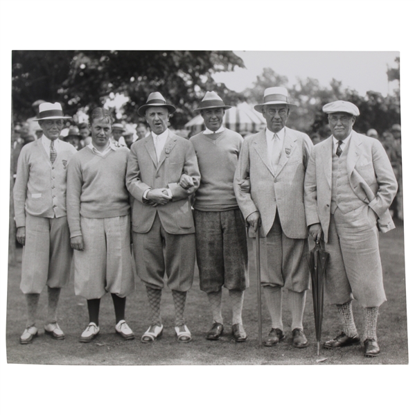 Bobby Jones with Five (5) other Golfers 16x20 Presentation Photo