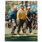 Jack Nicklaus, Arnold Palmer & Tiger Woods Play Augusta 16x20 Presentation Photo
