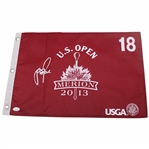 Justin Rose Signed 2013 US Open at Merion Flag #CA63010