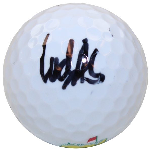 Ludvig Aberg Signed Masters Logo Golf Ball