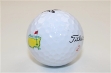Ludvig Aberg Signed Masters Logo Golf Ball