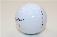 Ludvig Aberg Signed Masters Logo Golf Ball