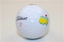 Ludvig Aberg Signed Masters Logo Golf Ball