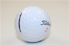 Tommy Fleetwood Signed Masters Logo Golf Ball JSA ALOA