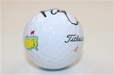 Patrick Cantlay Signed Masters Logo Golf Ball JSA ALOA