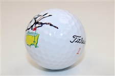 Brian Harman Signed Masters Logo Golf Ball JSA ALOA