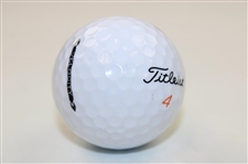 Tony Finau Signed Masters Logo Golf Ball JSA ALOA
