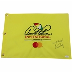 Russell Henley Signed Arnold Palmer Inv. Embroidered Flag w/2025 Champ JSA #CB69378