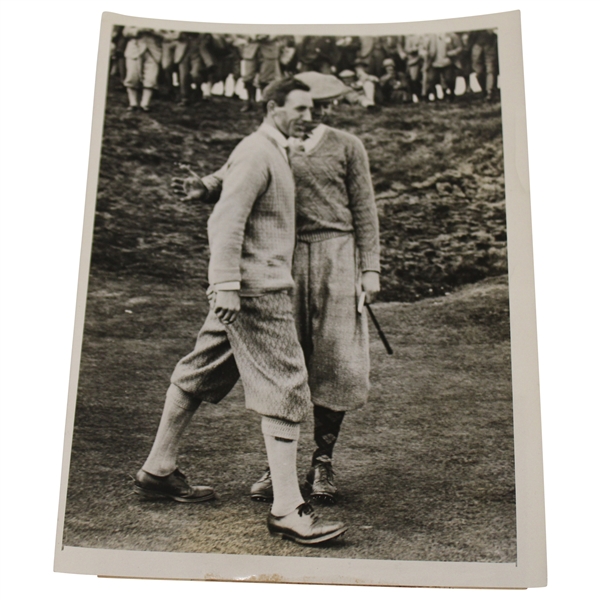1926 Jess Sweetser and A.F. Simpson Rivals at the British Amateur on Muirfield Course