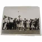 1928 Walter Hagen Match Play with Archie Compston Large Sweeping Action Photo