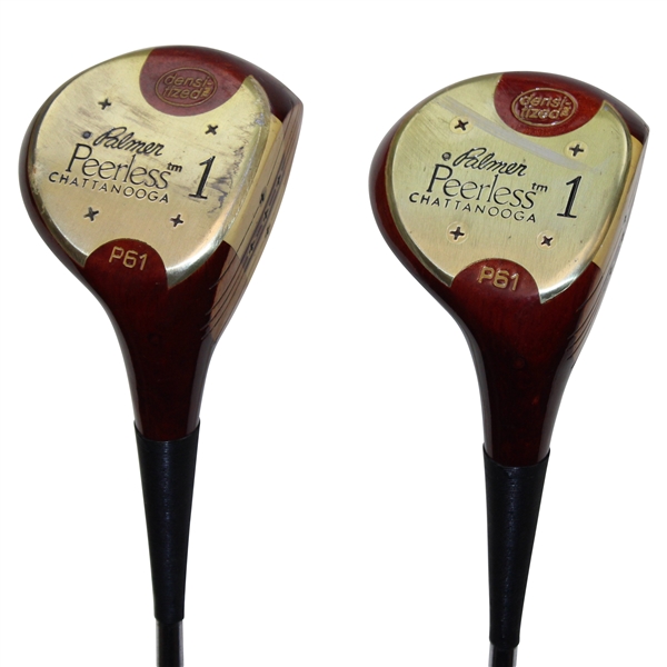 Two (2) Palmer Peerless Chattanooga Densitized P-61 Drivers - Fred Simmons Collection