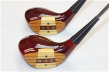 Two (2) Palmer Peerless Chattanooga Densitized P-61 Drivers - Fred Simmons Collection
