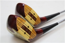 Two (2) Palmer Peerless Chattanooga Densitized P-61 Drivers - Fred Simmons Collection
