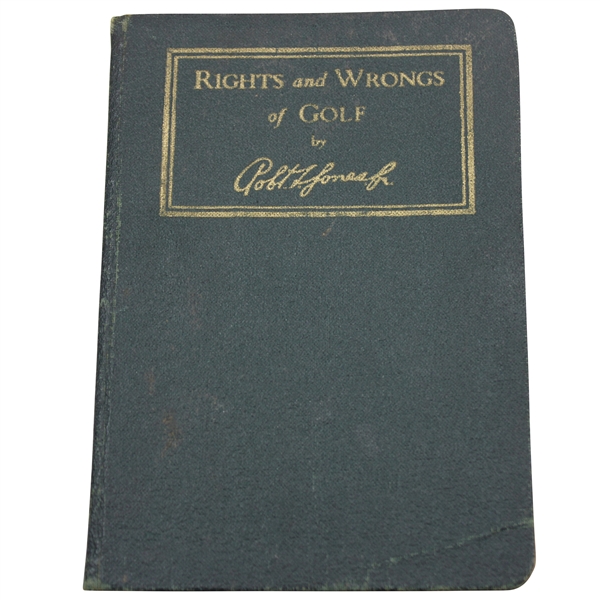 1935 Rights And Wrongs Of Golf Bobby Jones Booklet