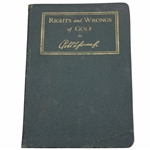 1935 Rights And Wrongs Of Golf Bobby Jones Booklet