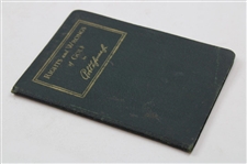 1935 'Rights And Wrongs Of Golf' Bobby Jones Booklet