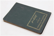 1935 'Rights And Wrongs Of Golf' Bobby Jones Booklet