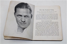 1935 'Rights And Wrongs Of Golf' Bobby Jones Booklet