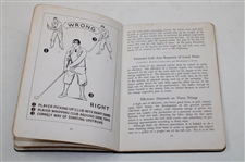 1935 'Rights And Wrongs Of Golf' Bobby Jones Booklet
