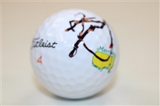 Xander Schauffele Signed Titleist Masters Logo Golf Ball JSA ALOA