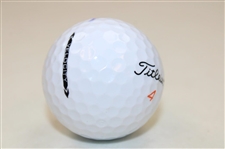 Cameron Young Signed Titleist Masters Logo Golf Ball JSA ALOA