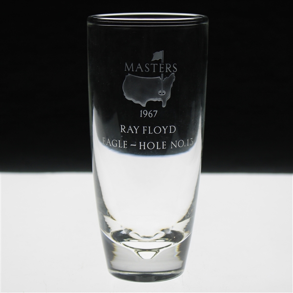 Ray Floyds 1967 Masters Tournament Hole No. 13 Steuben Crystal Eagle Glass