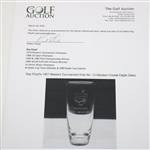 Ray Floyd's 1967 Masters Tournament Hole No. 13 Steuben Crystal Eagle Glass