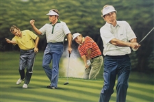 Ray Floyd's Ltd Ed 'The Major Championships' Alan Zuniga Golf Print #702/850