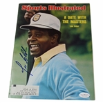 Lee Elder Signed 1975 Sports Illustrated A Date with the Masters Magazine JSA ALOA 