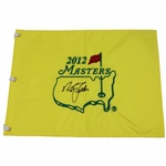 Nick Faldo Signed 2012 Masters Embroidered Flag JSA ALOA