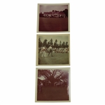 Three (3) 1965 Masters Tournament Original Kodak Photos w/Mamie's Cabin & Clubhouse