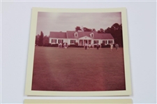 Three (3) 1965 Masters Tournament Original Kodak Photos w/Mamie's Cabin & Clubhouse