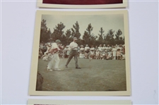 Three (3) 1965 Masters Tournament Original Kodak Photos w/Mamie's Cabin & Clubhouse