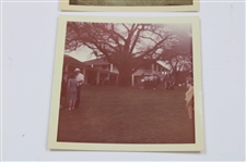 Three (3) 1965 Masters Tournament Original Kodak Photos w/Mamie's Cabin & Clubhouse