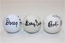 Masters Champs Doug Ford, Billy Casper & Bob Goalby Signed Golf Balls JSA ALOA