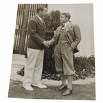 1927 Pasadena Sarazen & Hagen B & W Press Photo