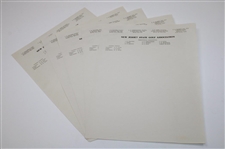 Ten (10) Vintage Pages Of New Jersey Golf Association Letterhead & (5) Five Unused Envelopes
